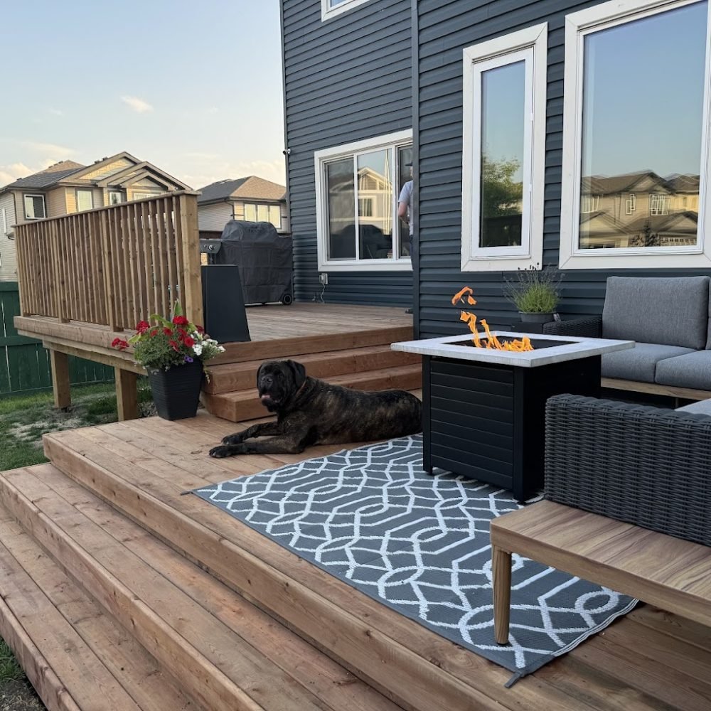 Beautiful Wooden Deck in Edmonton built by Simply Decks